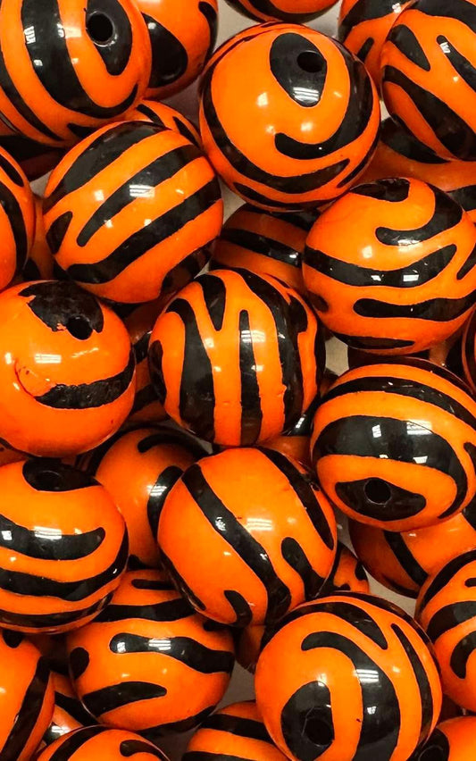 Tiger 20mm Acrylic Bead