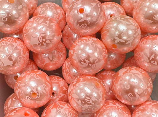 Pink Linens 20mm Acrylic Bead