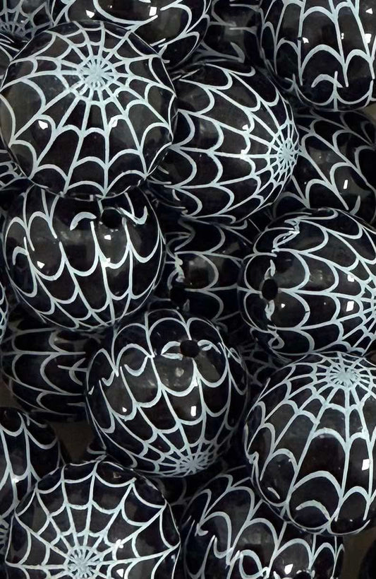 Spider Web 20mm Acrylic Bead