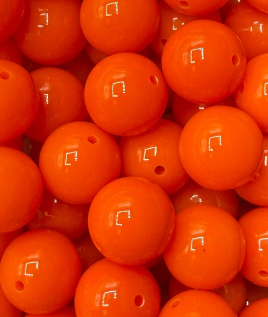 Traffic Cone Solid 20mm Acrylic Bead