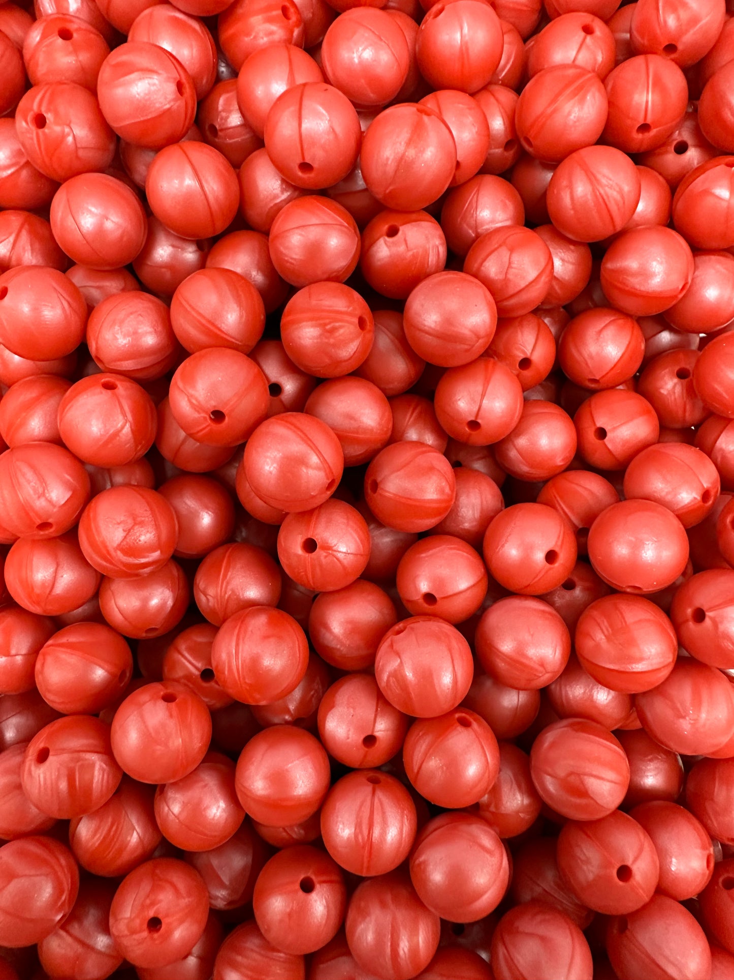 Red Pearl 15mm Round