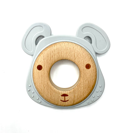 Animal Wood Ring Silicone Teether***Discontinued***