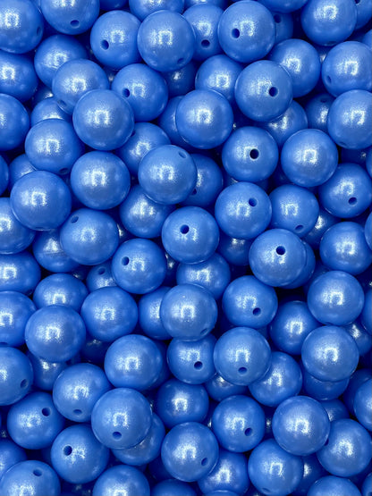 Cornflower Super Shimmer 15mm Beads
