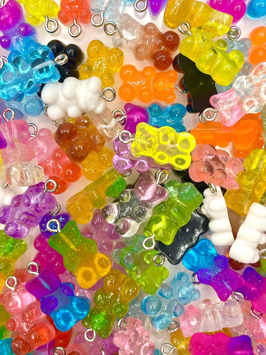 Candy Bear Resin Pen Charms