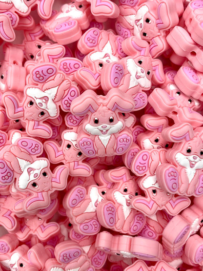 Perle focale de lapin d’oreille souple