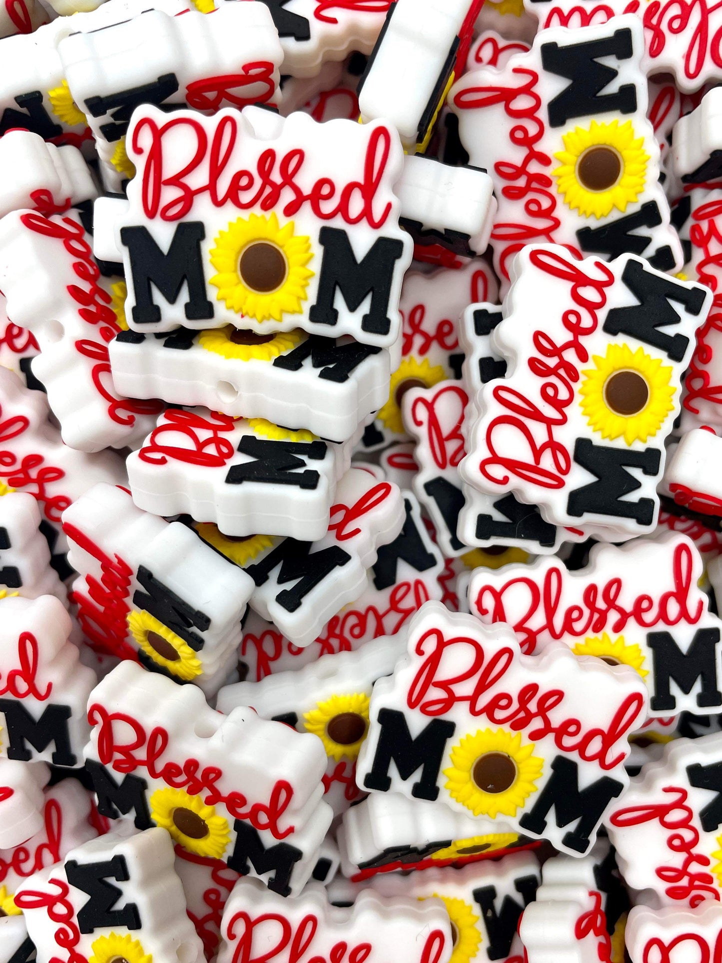 Blessed Mom Focal Bead