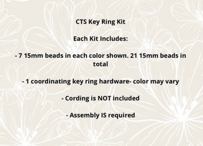 Paradise Flowers Key Ring Kit #6