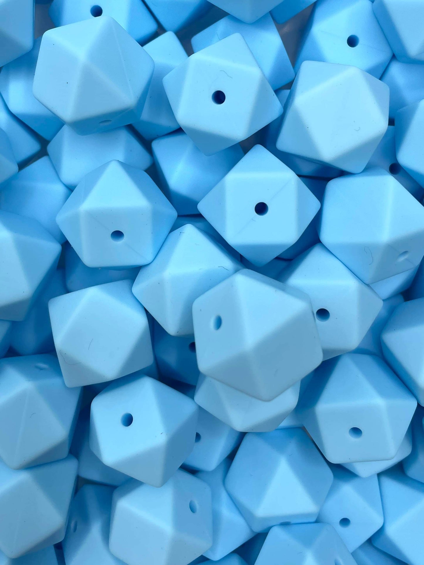 Light Blue 17mm Hexagon