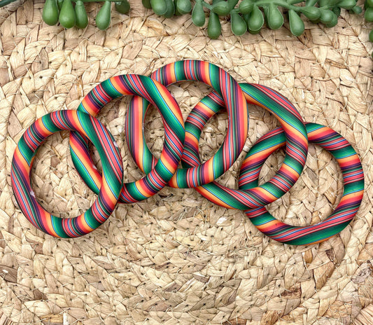 CTS Collab: Serape Printed Silicone Ring 65mm