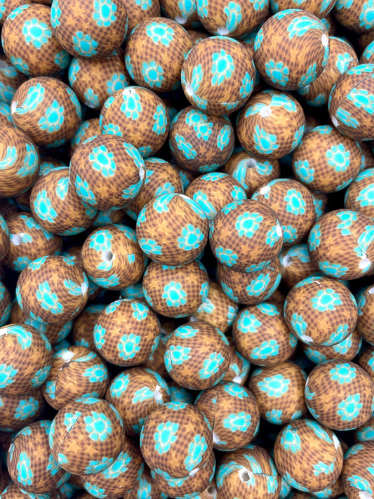 Boujee Custom Turquoise 15mm Bead