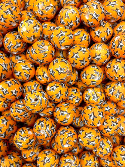 CTS Creation: Cow Star Custom Printed 15mm Bead