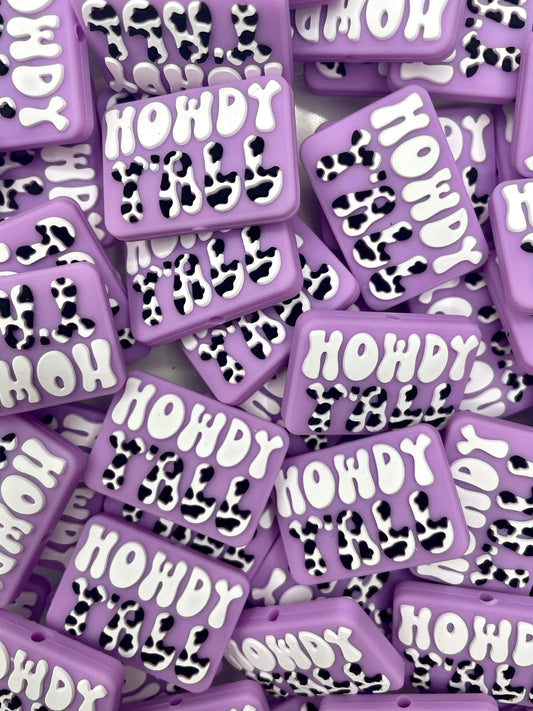 DISCONTINUED-Howdy Y'All Custom Focal Bead