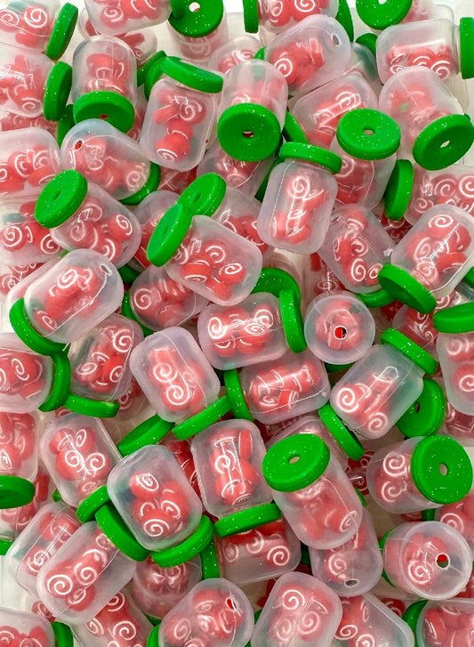 Jar of Christmas Peppermint Candy