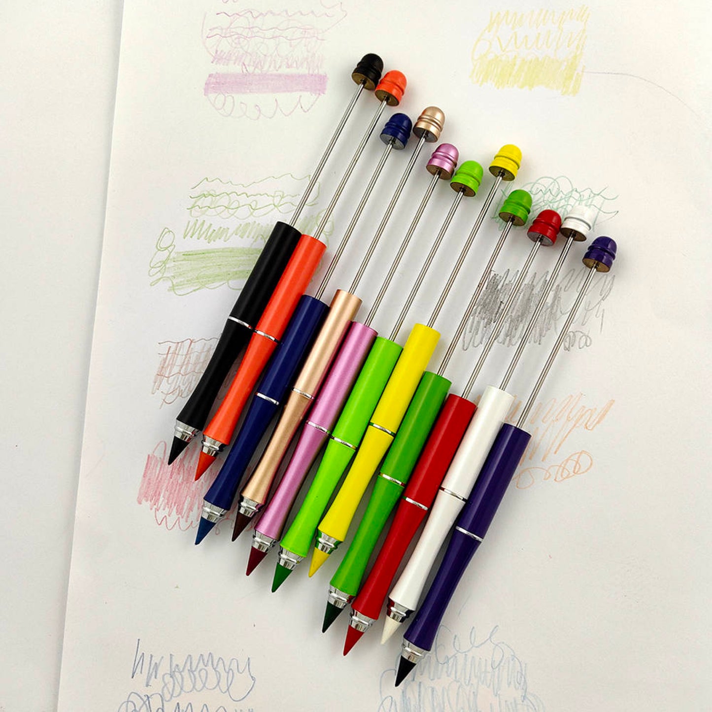 ***NEW DRAWING COLOR***  Beadable Pencil METAL