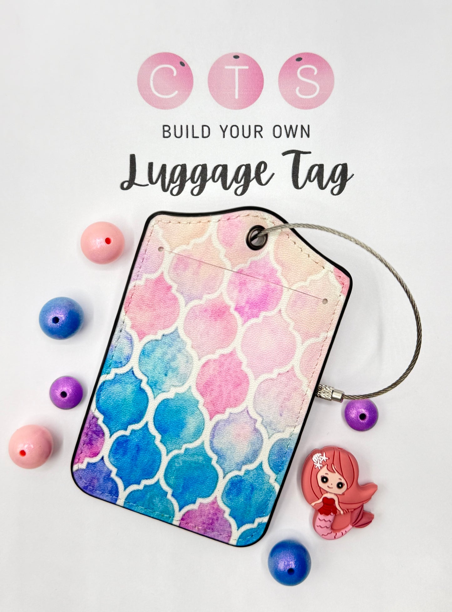 Mermaid Luggage Tag Kit