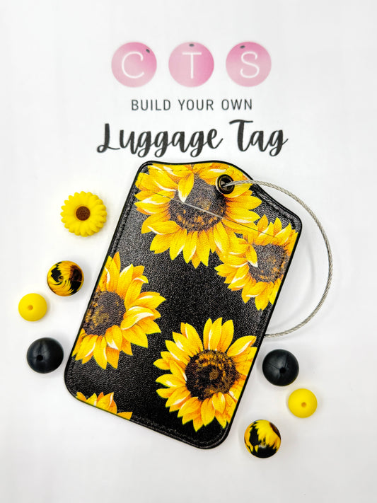 Sunflower Luggage Tag Kit