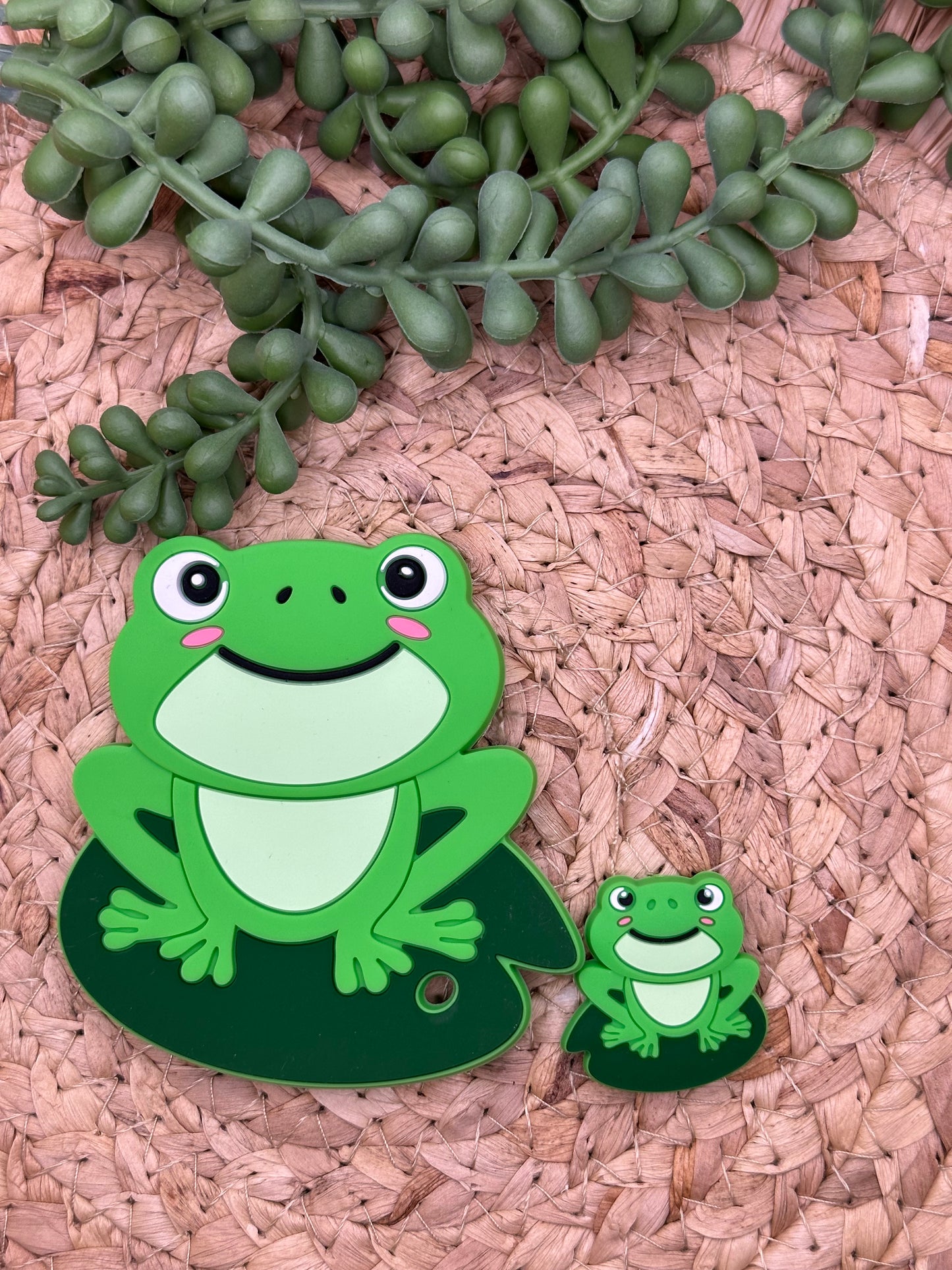 Frog Teether and Bead Set