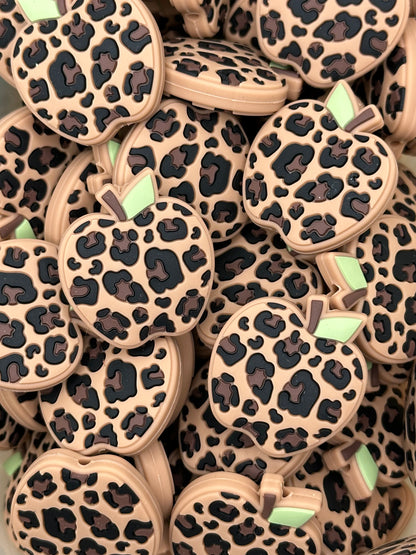 Leopard Apple Focal Bead