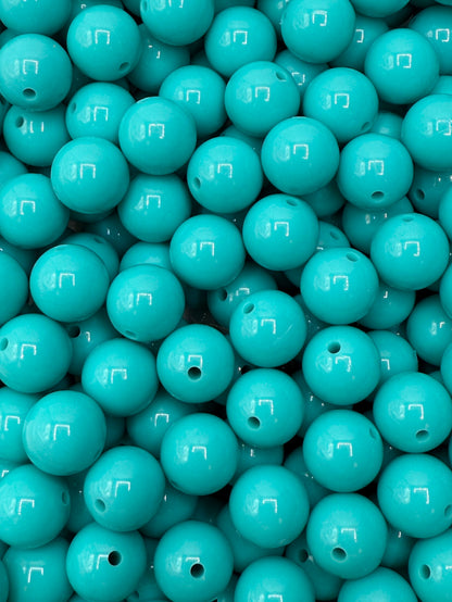 Turquoise Liquid 15mm Bead