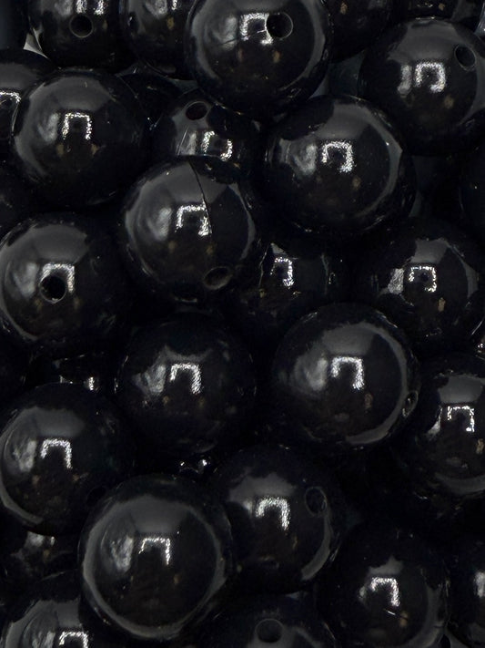 Black Liquid 15mm Bead