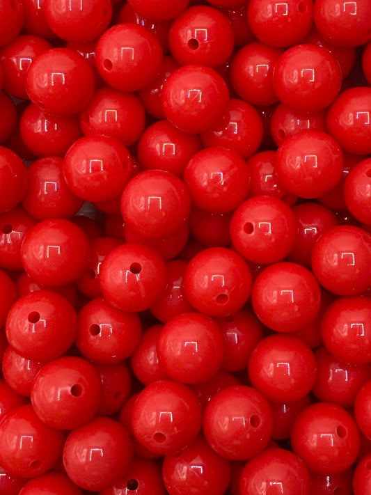 Red Liquid 15mm Bead