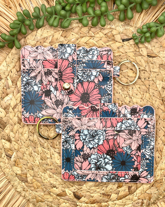 CTS Creation: Pink Floral Dream Floral Printed Wallet #35