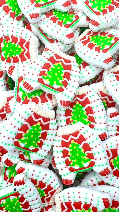 Holiday Tree Sweater Focal Bead