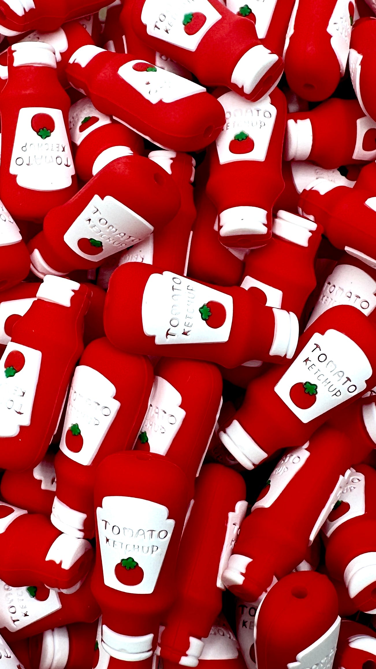*** Coming Soon*** 3D Ketchup Bottle Focal Bead** CLEARANCE**