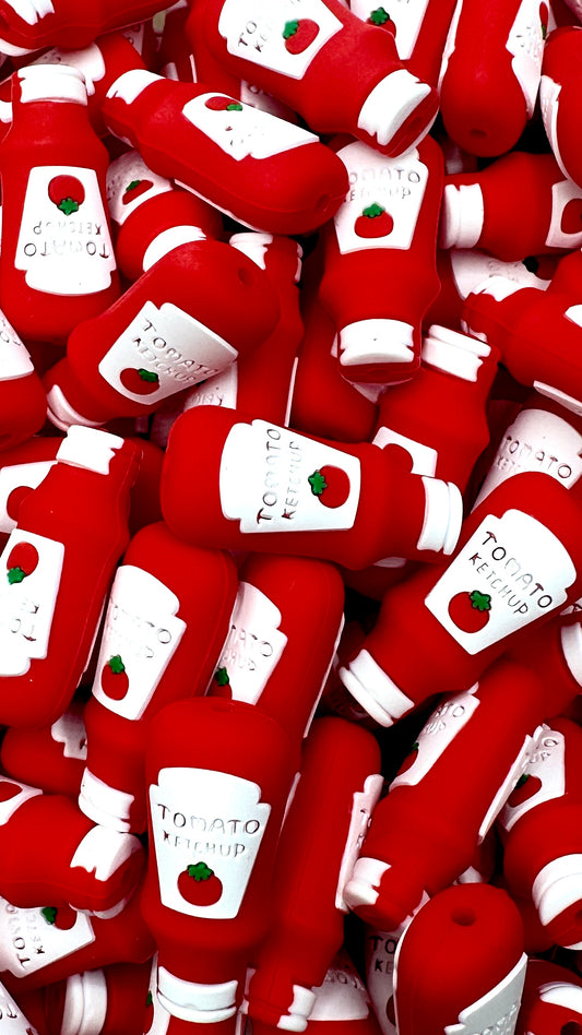 *** Coming Soon*** 3D Ketchup Bottle Focal Bead** CLEARANCE**
