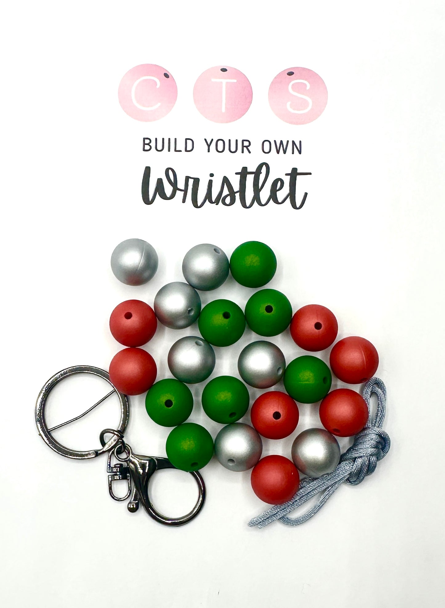 Metallic Christmas Wristlet Kit