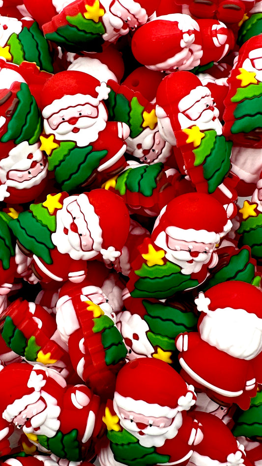 Santa's Favorite Tree Focal Bead