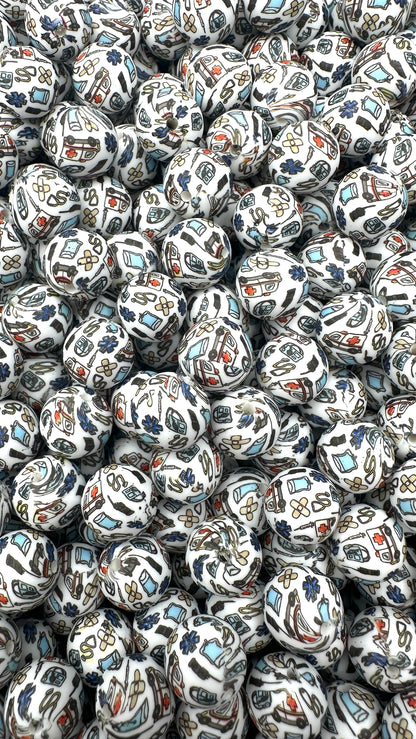 Soyez tout ce que vous pouvez être imprimé perle de 15 mm