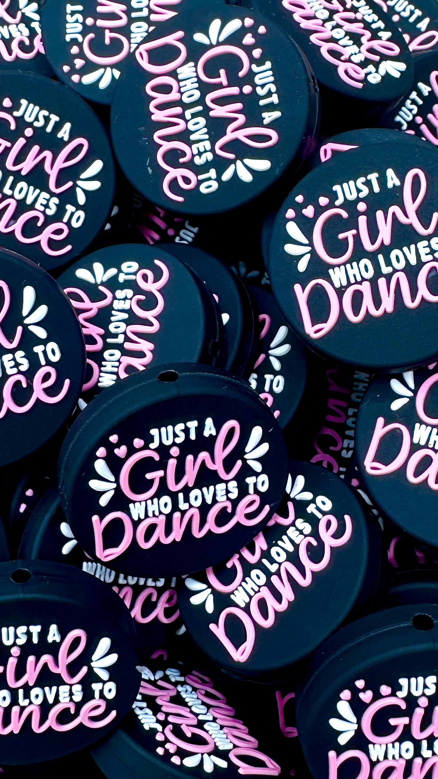 Just A Girl Who Loves Dance Focal Bead