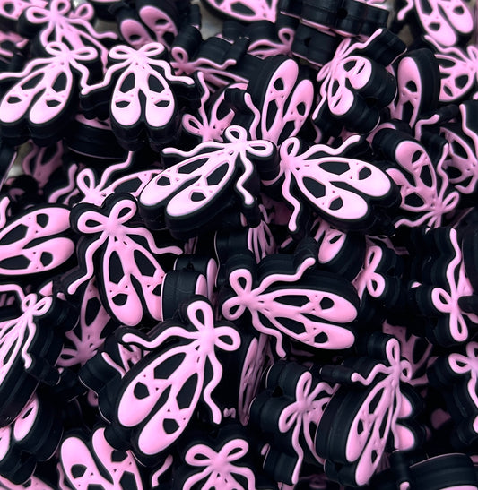 Pink Ballet Slippers Focal Bead