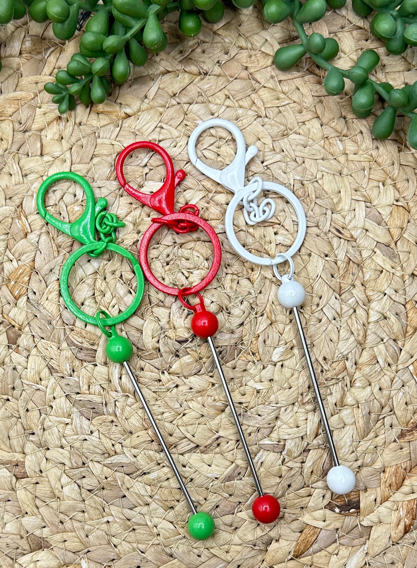 Barres de porte-clés de couleur unie