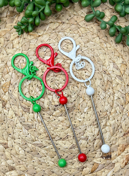 Barres de porte-clés de couleur unie