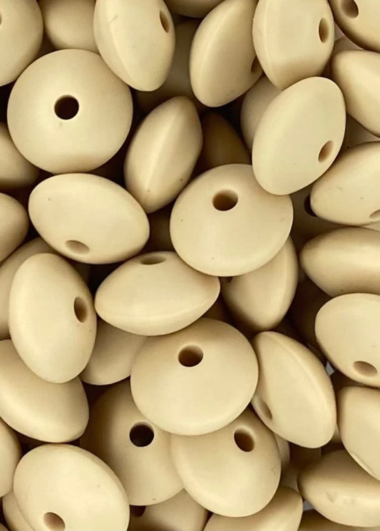 Oatmeal 12mm Lentil-BULK 100 Count