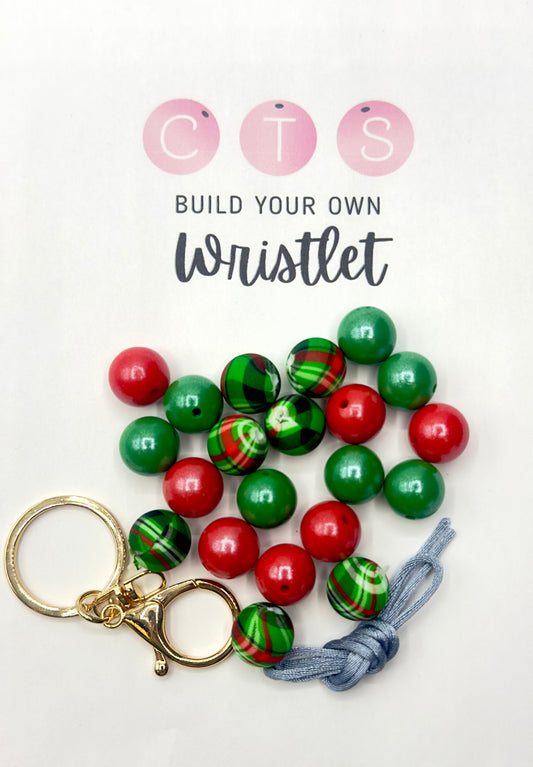 Christmas Plaid Wristlet Kit