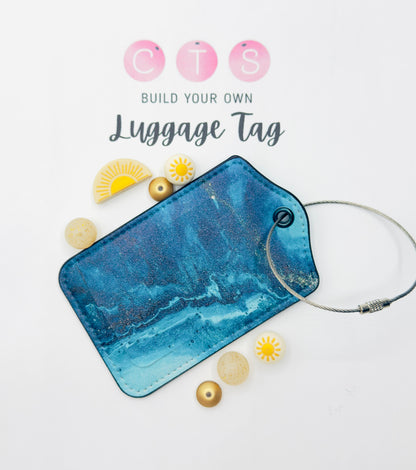 Blue Crush Luggage Tag Kit