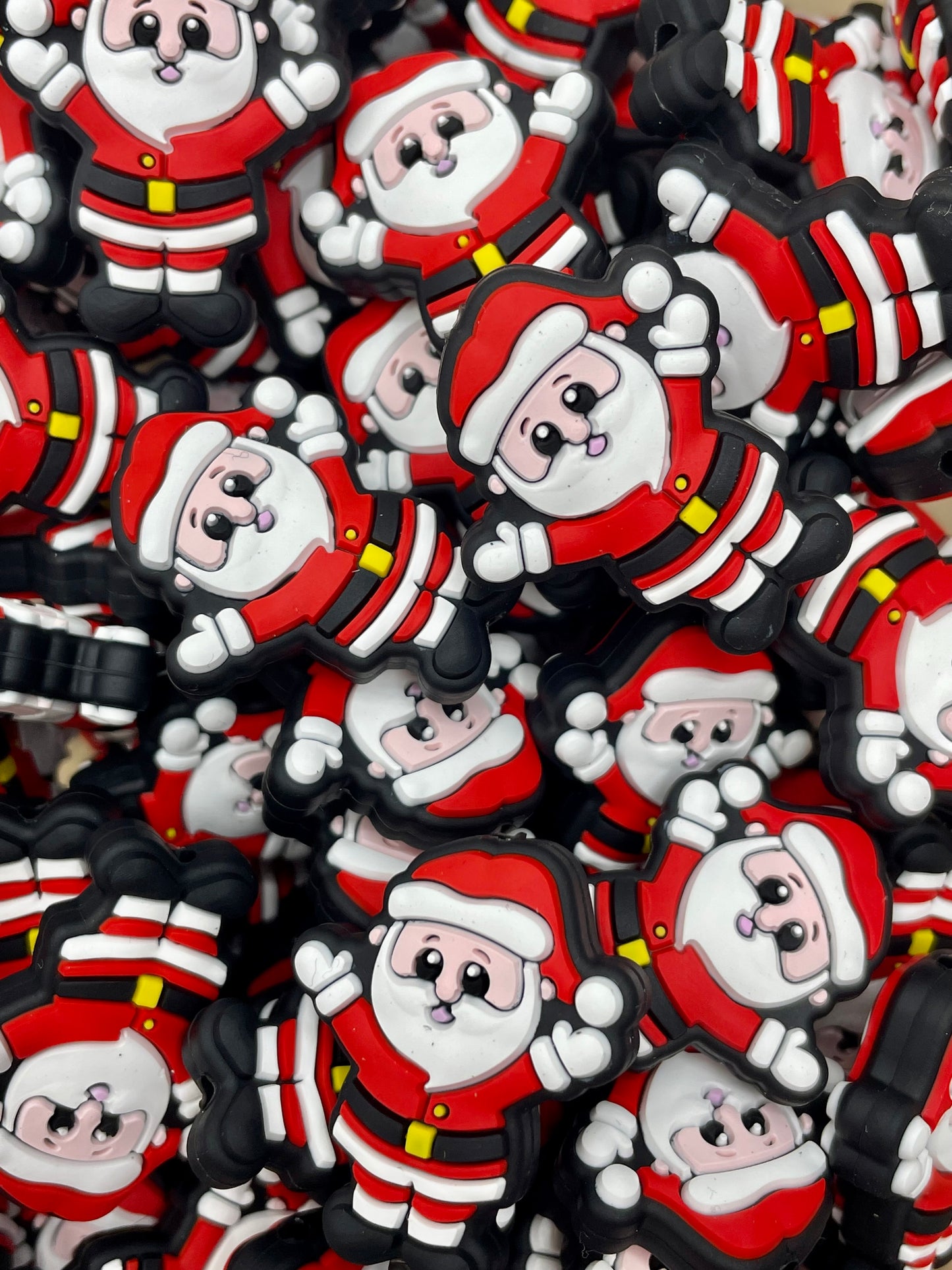 Arms Up Santa Focal Bead