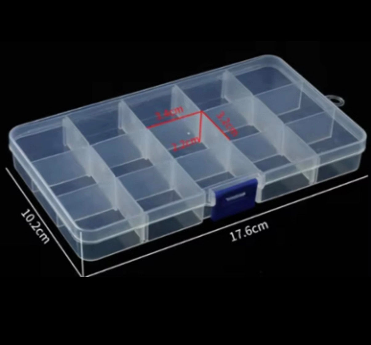 Empty Bead Storage Container