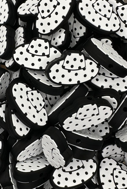 Polka Dot Hat Focal Bead