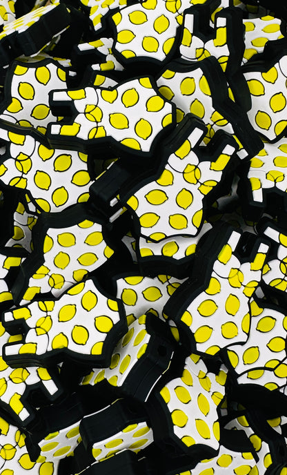 Lemon Squeeze Bathing Suit Focal Bead