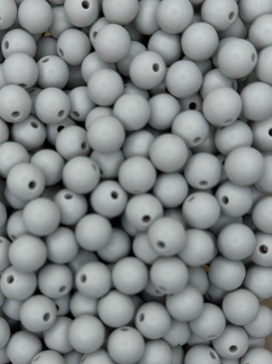 CTS Creation: Cloudy Grey 10mm Round Beads