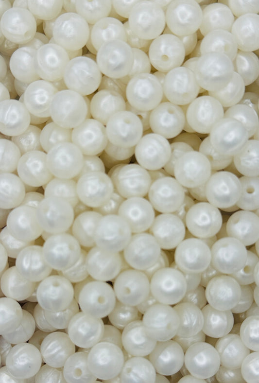 CTS Creation: White Pearl 10mm Round Beads