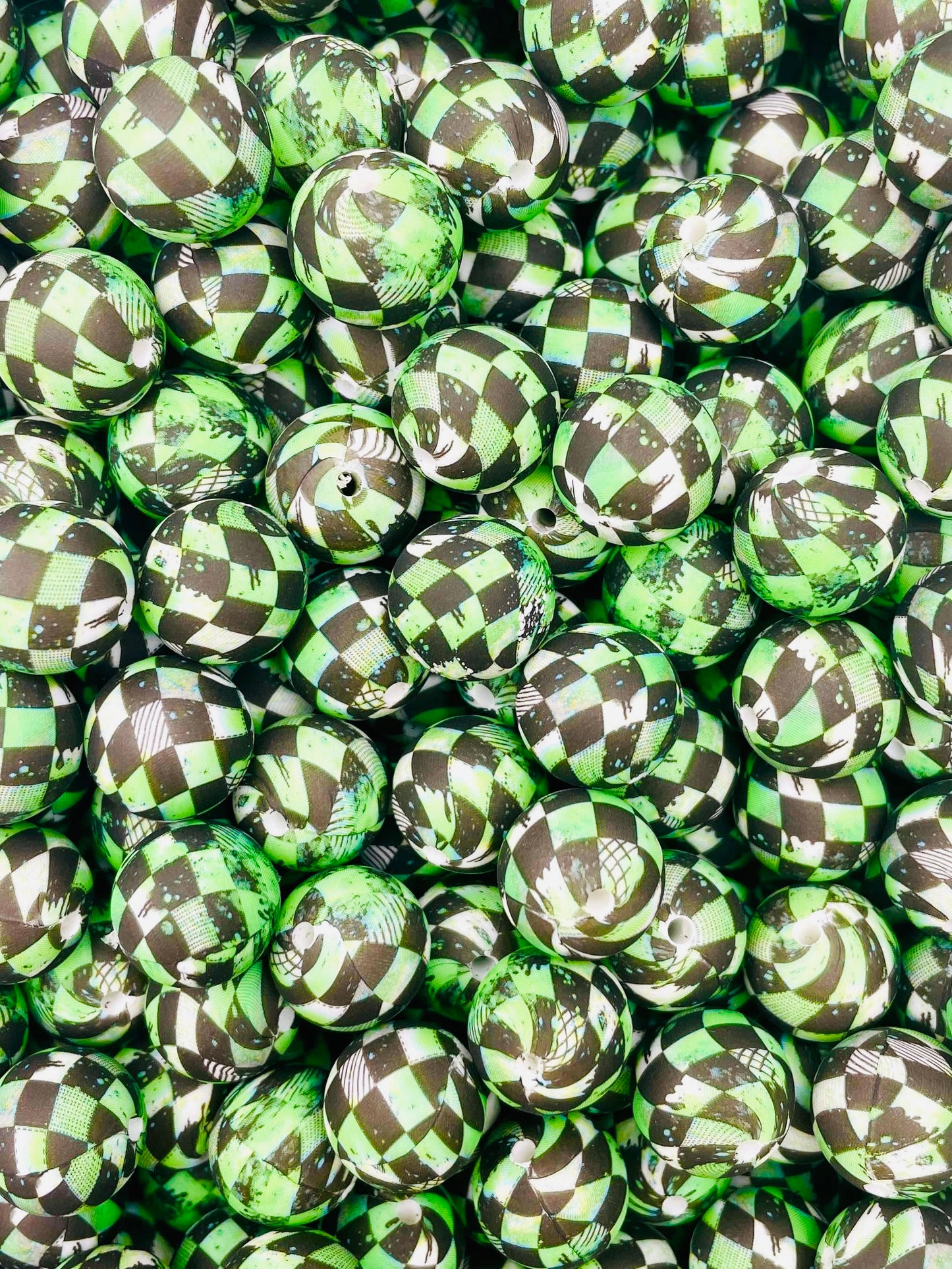 CTS Creation: Toxic Slime Printed 15mm Bead