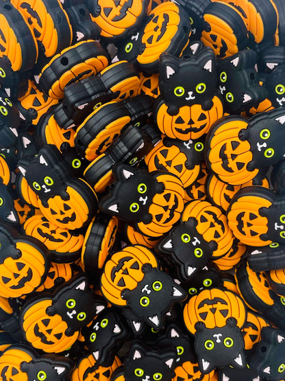 Meow-o-ween Focal Bead