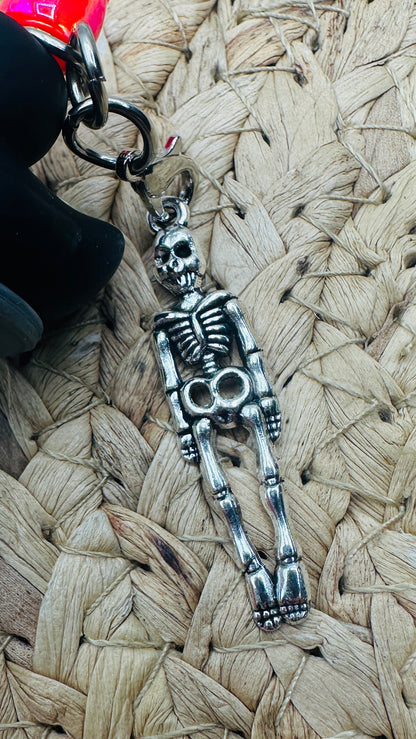 Skeleton Metal Pen Charms