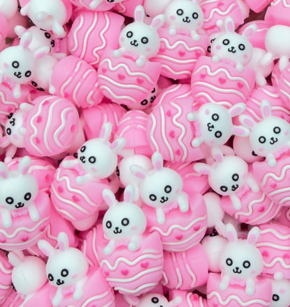 Perle focale Gnome de lapin de Pâques