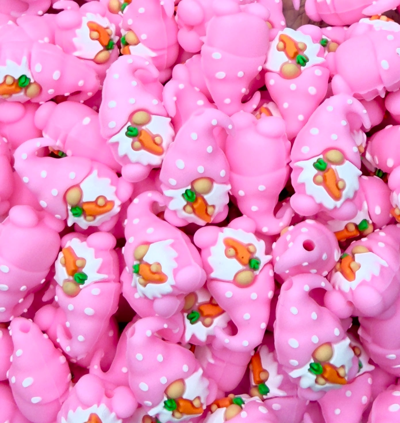 Perle focale Gnome de lapin de Pâques